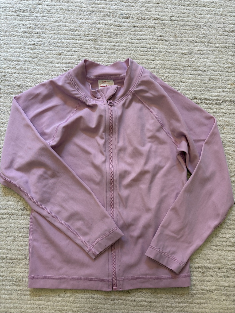 Hanna Andersson zip up zipper rashguard 5T